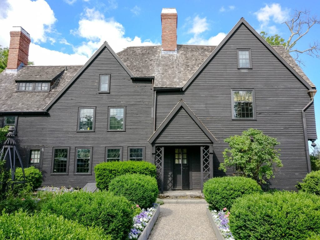 塞勒姆，马萨诸塞州的房子——新英格兰最好的旅游景点之一。