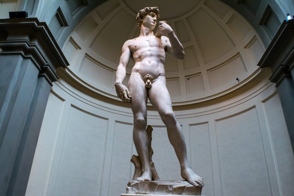 大卫雕像是2天佛罗伦萨行程的一部分