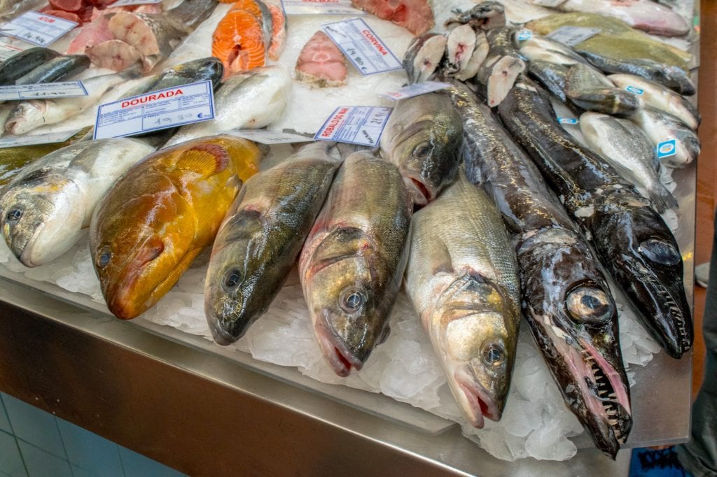 Campo de Ourique食品市场:鱼