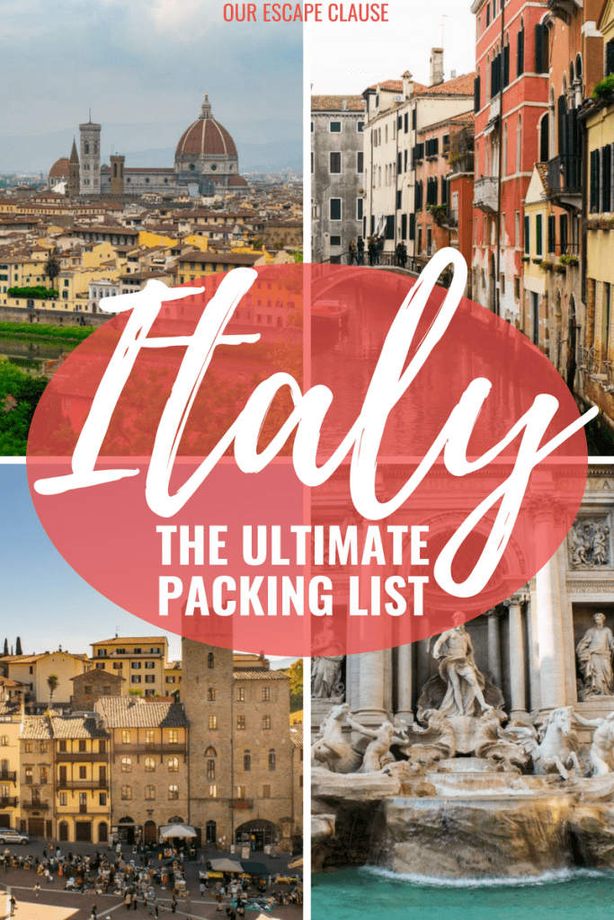 终极意大利打包清单:你需要带的所有东西。#意大利#打包#装箱单#旅行#意大利装箱单#打包必威体育官方登录