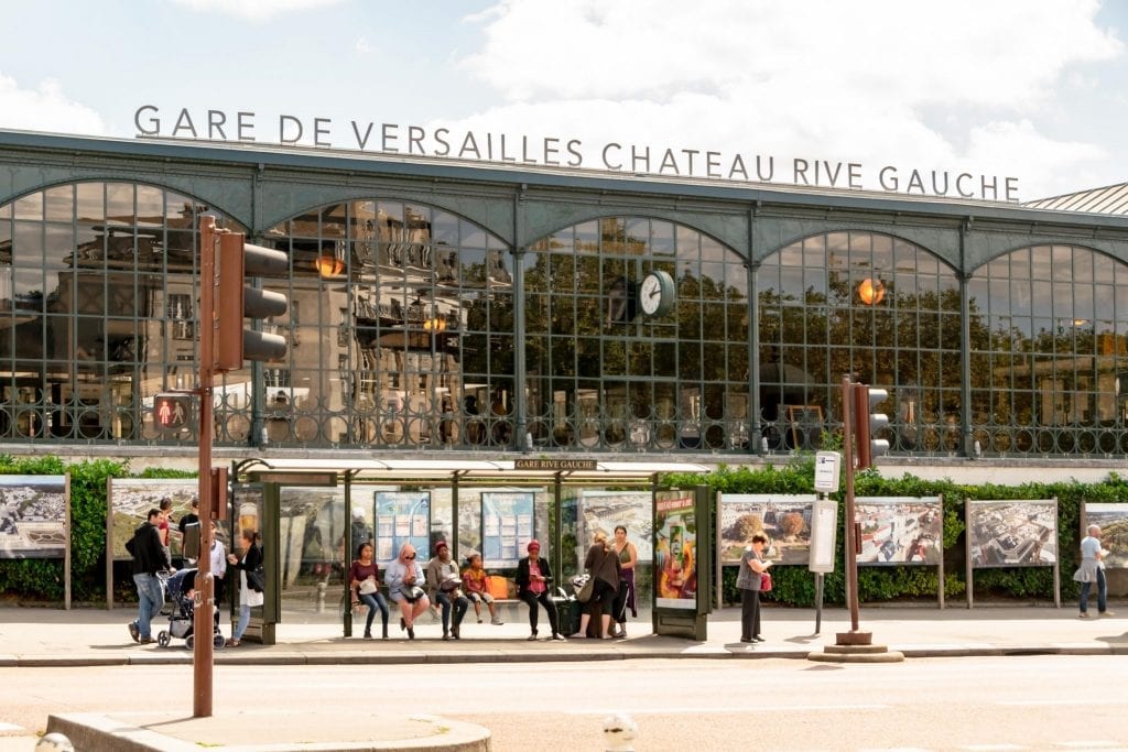 Visiting Versailles from Paris: Train Station