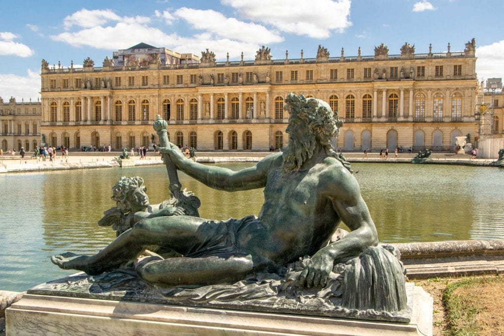 参观凡尔赛:花园里的喷泉