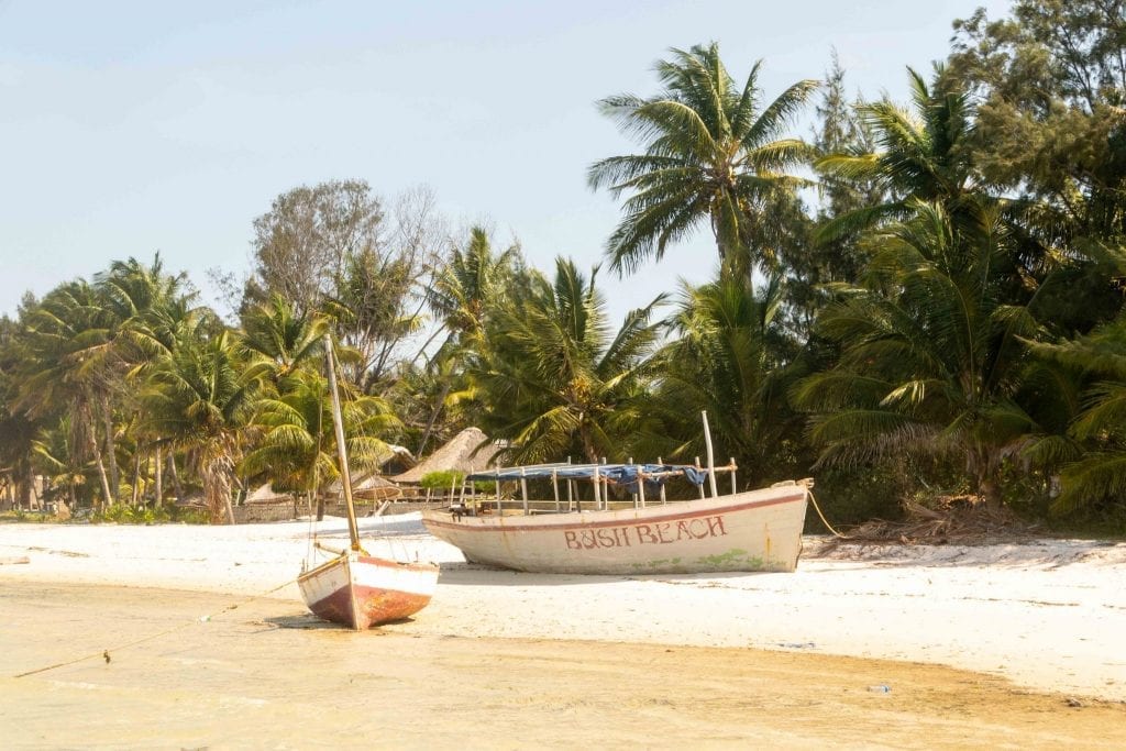 莫桑比克维兰库洛斯的帆船