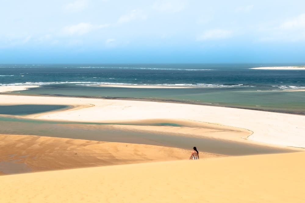 莫桑比克Vilanculos的沙洲