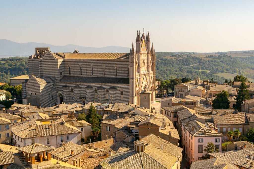 Italy Bucket List: View of Orvieto Cathedral