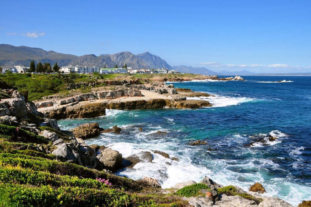 南非赫曼努斯的海岸线，南非旅行路线的最佳地点之一