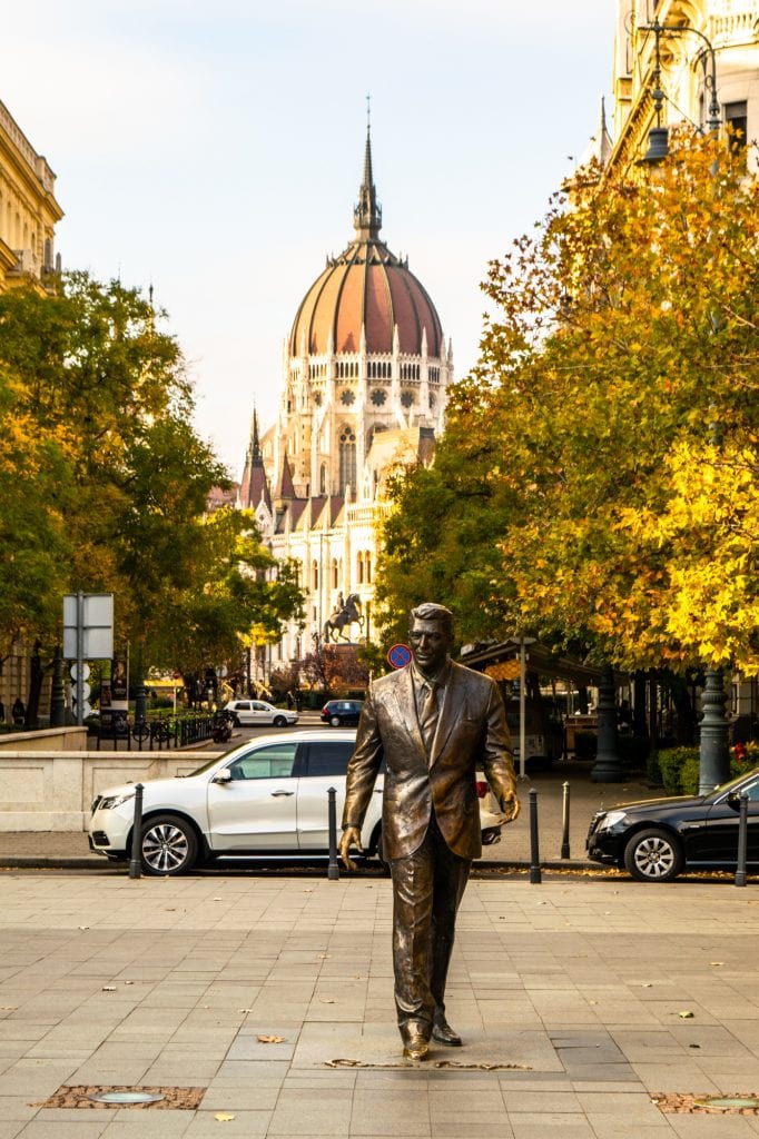 布达佩斯好去处:参观罗纳德·里根雕像