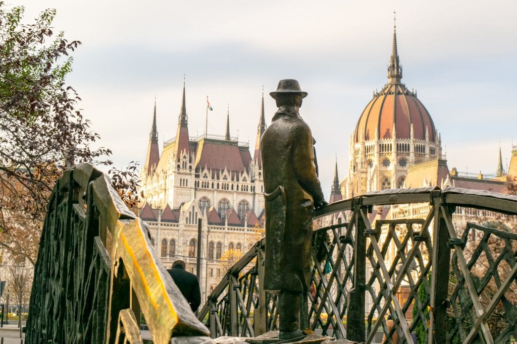 布达佩斯或维也纳:伊姆雷·纳吉雕像