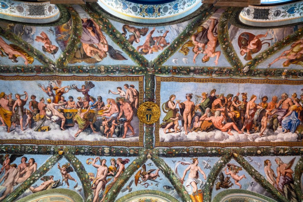 Fresco by Raphael in Villa Farnesina, Most Instagrammable Spots in Rome