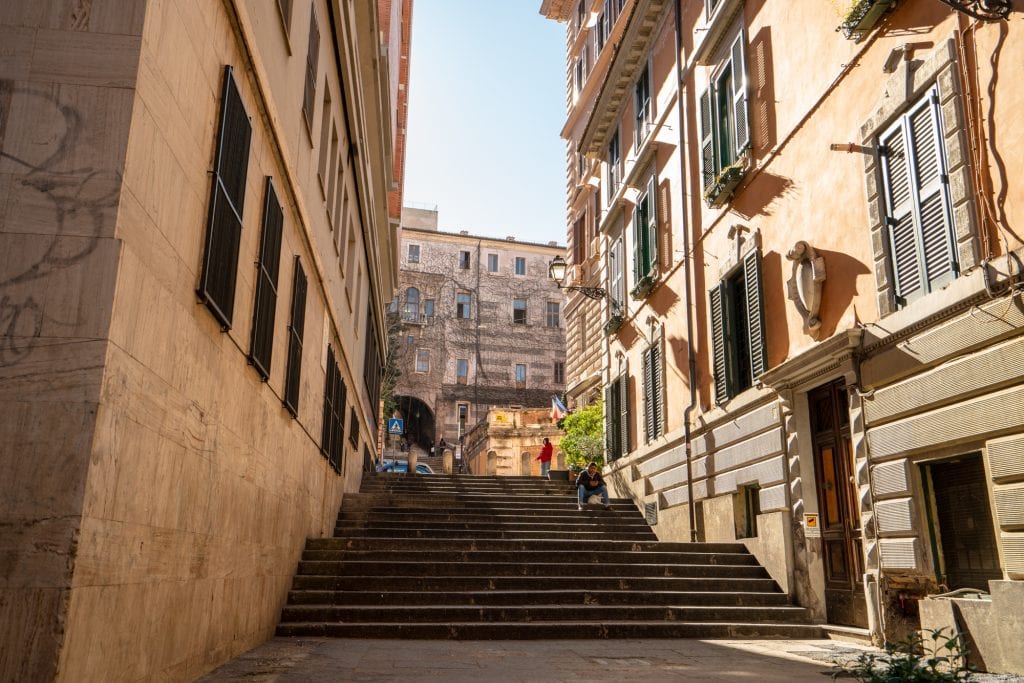 Monti的楼梯:罗马最适于instagram的地方