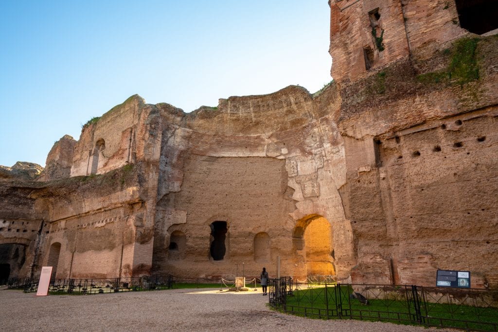 Rome off the beaten path: Ruins of the Baths of Caracalla