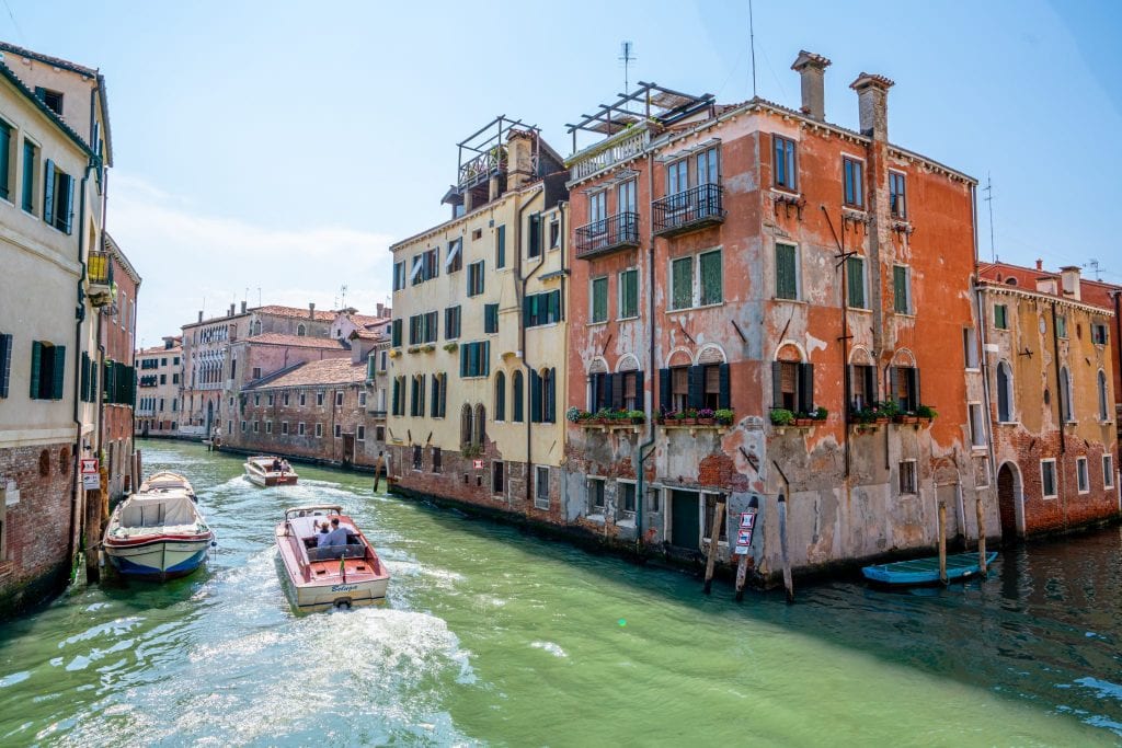 威尼斯canaregio的运河