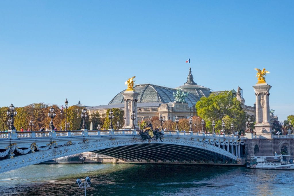 法国巴黎的亚历山大三世桥