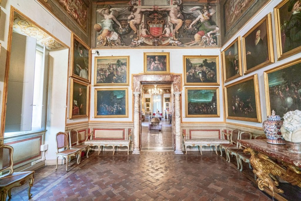 罗马斯帕达画廊的艺术收藏，位于斯帕达宫，意大利罗马最好的东西之一