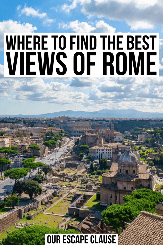 上面的古罗马照片白底黑字写着“哪里可以找到罗马最好的风景”