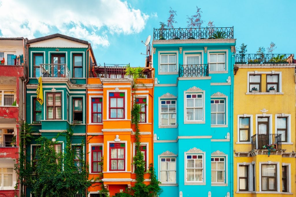 巴拉特五颜六色的房子，伊斯坦布尔最好的社区之一