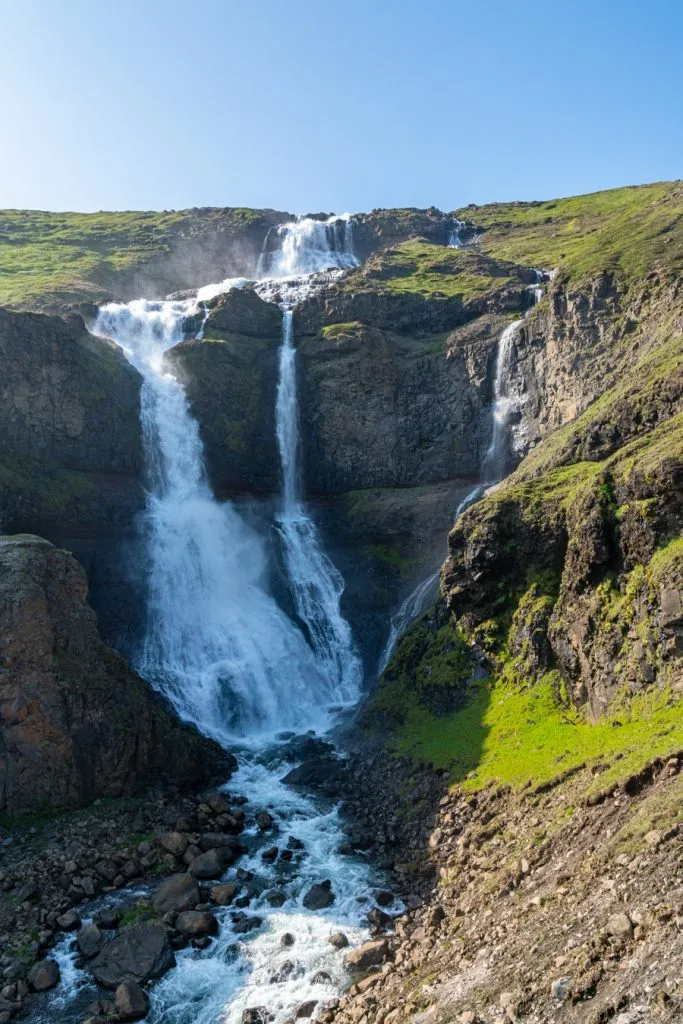 冰岛环城公路上强大的瀑布10天