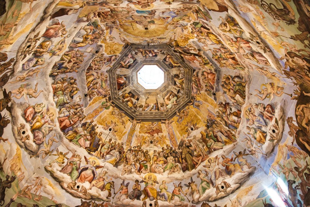 佛罗伦萨大教堂圆顶内的最后一幅审判画